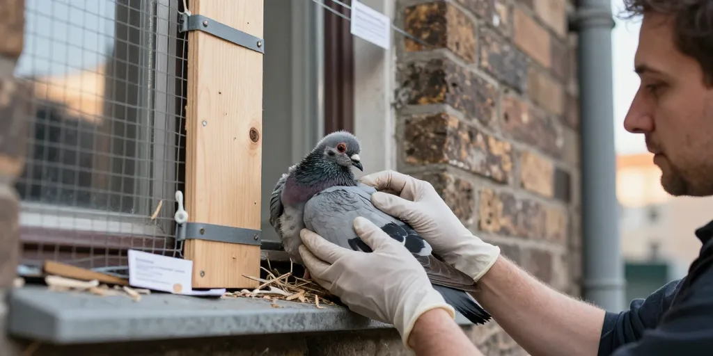 bébé pigeon